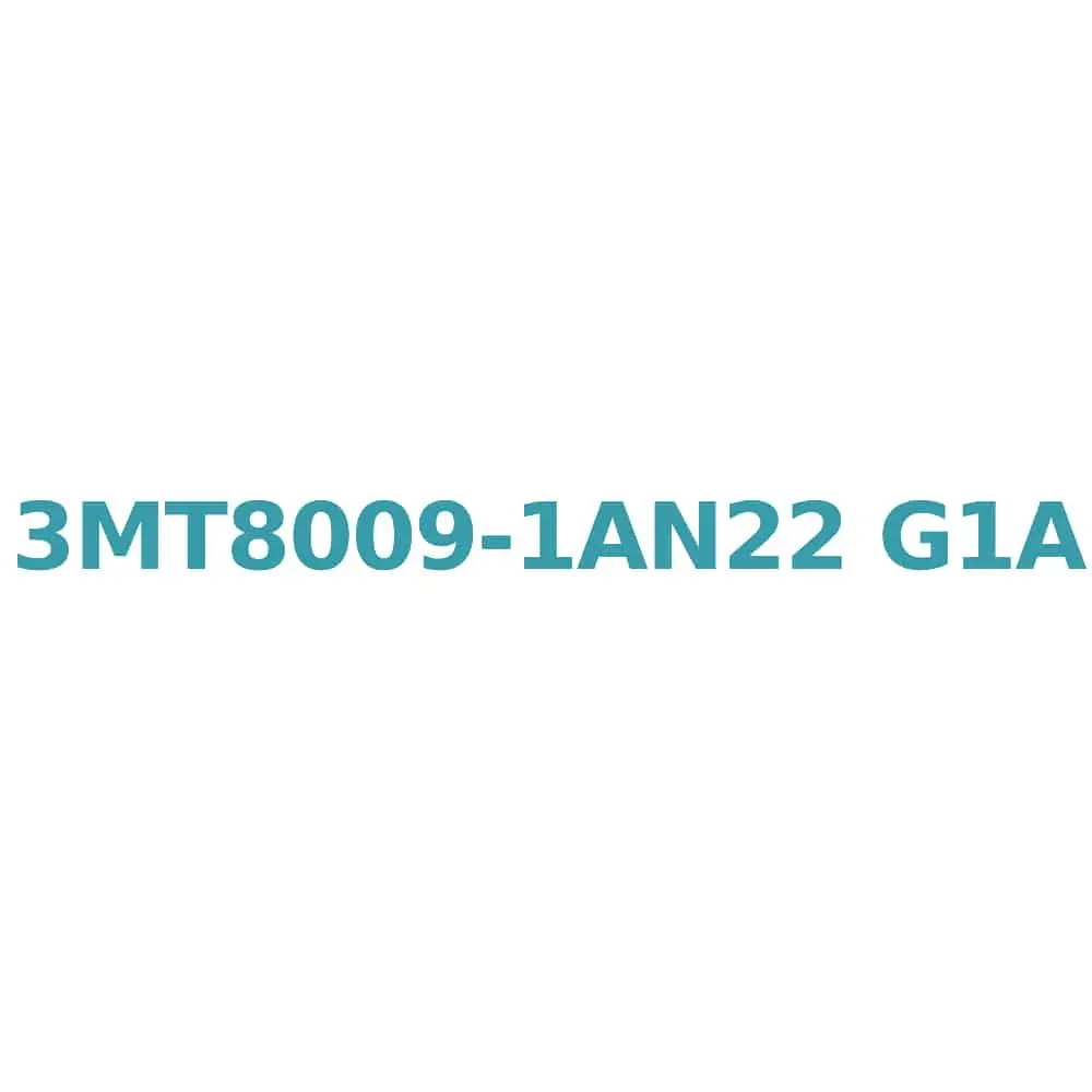 3MT8009-1AN22 G1A Siemens Contactor AC-3 9A/4kW 400V Size S00 Original Brand New 1 3MT8009-1AN22 G1A Siemens Contactor AC-3 9A/4kW 400V Size S00
