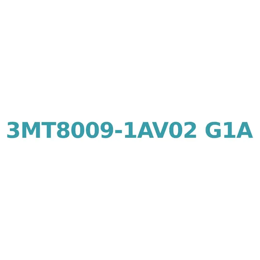 3MT8009-1AV02 G1A Siemens Contactor AC-3 9A/4kW 400V Size S00 Original Brand New 1 3MT8009-1AV02 G1A Siemens Contactor AC-3 9A/4kW 400V Size S00