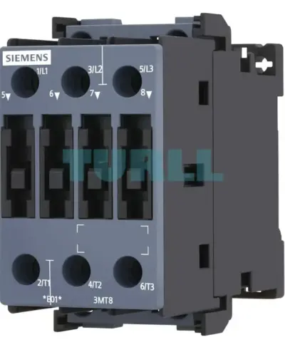 Siemens 3MT8018-1AG00 Contactor AC-3, 18A/7.5kW, 400V, 36V AC