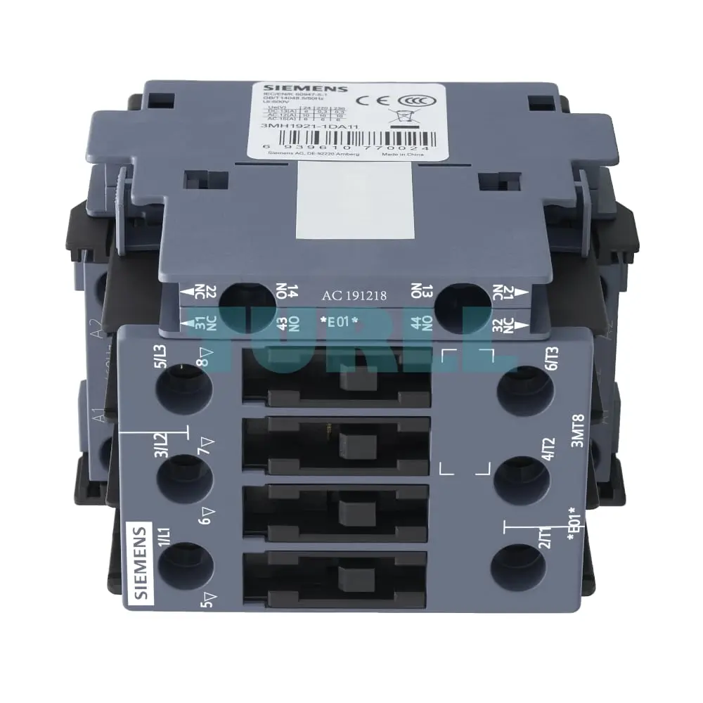 3MT8018-1AG03 Siemens Contactor AC-3 18A/7.5kW 400V Size S0 Original Brand New 2 3MT8018-1AG03 Siemens Contactor AC-3 18A/7.5kW 400V Size S0