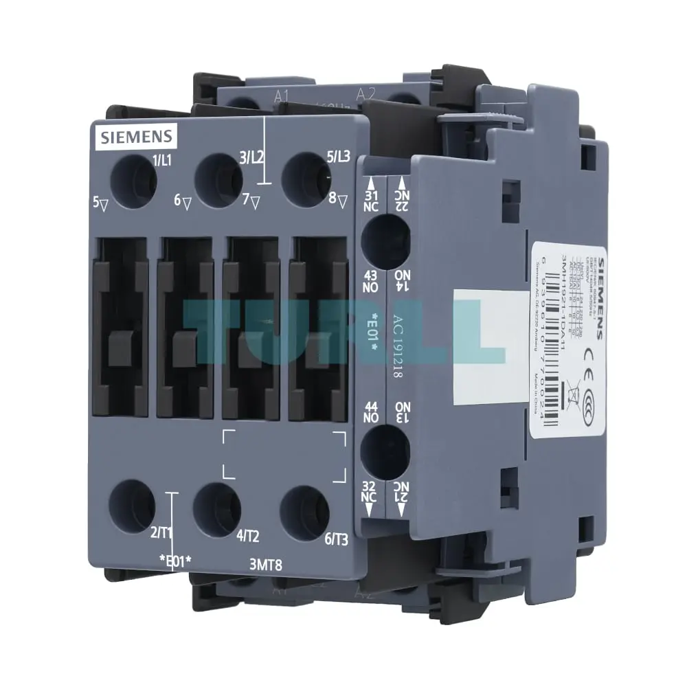 3MT8025-1AF03 Siemens Contactor AC-3 25A/11kW 400V Size S0 Original Brand New 1 3MT8025-1AF03 Siemens Contactor AC-3 25A/11kW 400V Size S0