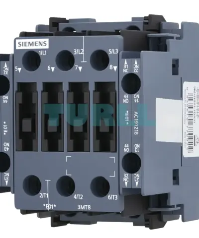 Siemens 3MT8025-1AH24 Contactor AC-3, 25A/11kW, 400V, 2NO2NC, AC 48V, 50/60Hz, size S0