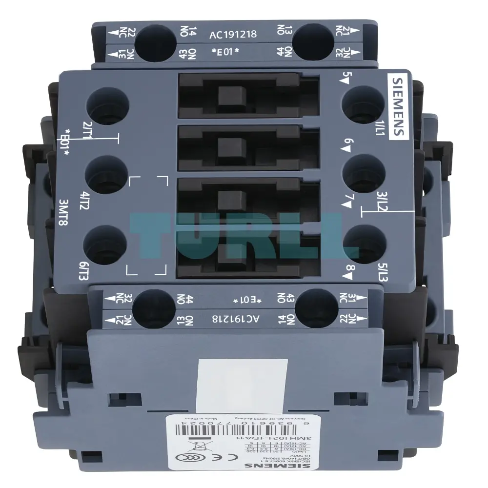 Siemens 3MT8025-1AH24 Contactor AC-3, 25A/11kW, 400V, 2NO2NC, AC 48V, 50/60Hz, size S0 Original Brand New 3 Siemens 3MT8025-1AH24 Contactor AC-3, 25A/11kW, 400V, 2NO2NC, AC 48V, 50/60Hz, size S0
