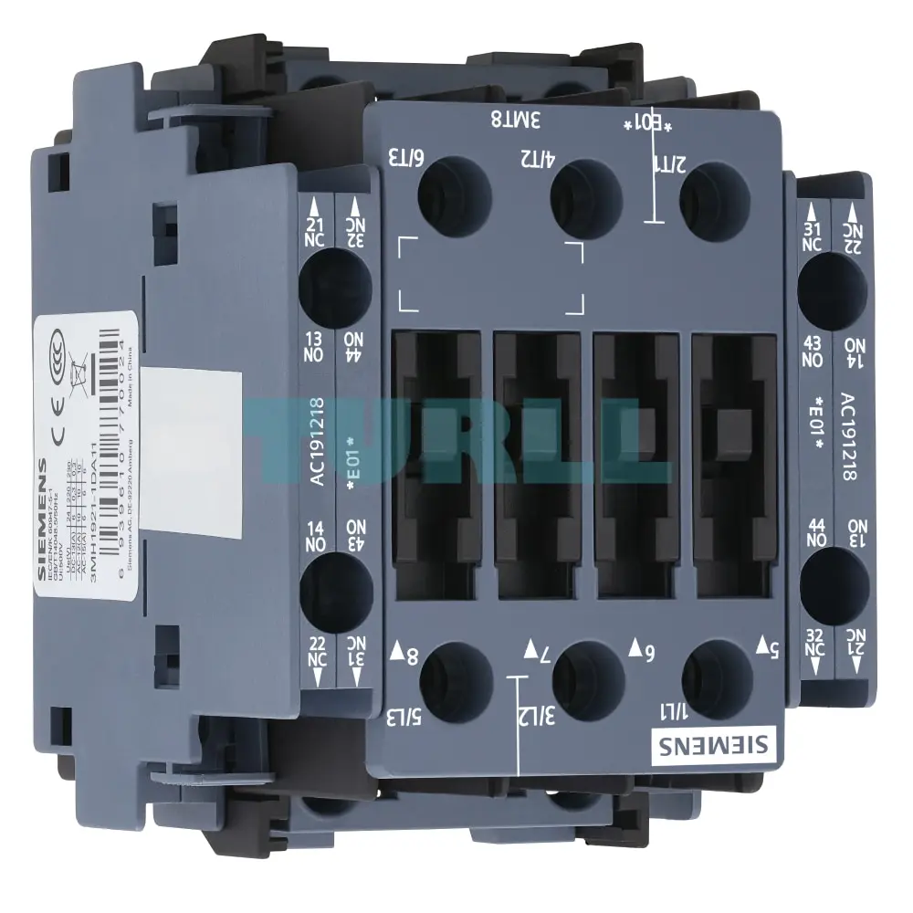 Siemens 3MT8025-1AH24 Contactor AC-3, 25A/11kW, 400V, 2NO2NC, AC 48V, 50/60Hz, size S0 Original Brand New 2 Siemens 3MT8025-1AH24 Contactor AC-3, 25A/11kW, 400V, 2NO2NC, AC 48V, 50/60Hz, size S0