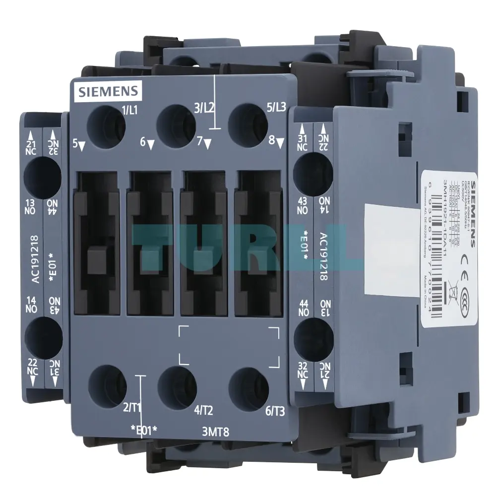 Siemens 3MT8032-1AV04 Contactor AC-3, 32A/15kW, 400V, 2NO2NC, AC 400V, 50Hz, size S0 Original Brand New 1 Siemens 3MT8032-1AV04 Contactor AC-3, 32A/15kW, 400V, 2NO2NC, AC 400V, 50Hz, size S0
