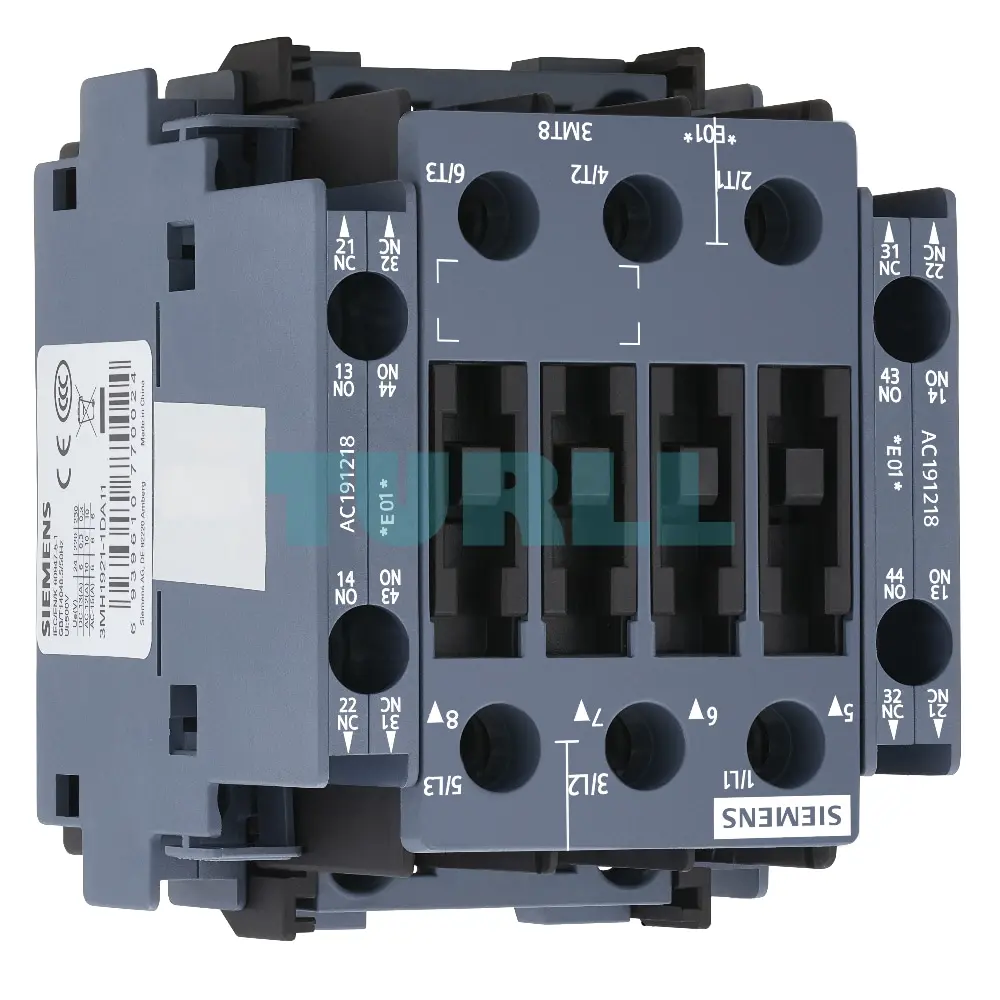 Siemens 3MT8032-1AV04 Contactor AC-3, 32A/15kW, 400V, 2NO2NC, AC 400V, 50Hz, size S0 Original Brand New 3 Siemens 3MT8032-1AV04 Contactor AC-3, 32A/15kW, 400V, 2NO2NC, AC 400V, 50Hz, size S0