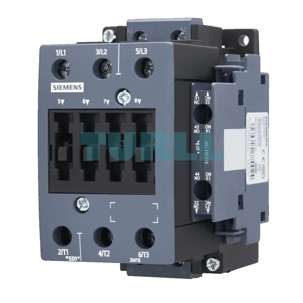 3MT8040-1AF03 Siemens Contactor AC-3 40A/18.5kW 400V Size S2 Original Brand New 1 3MT8040-1AF03 Siemens Contactor AC-3 40A/18.5kW 400V Size S2