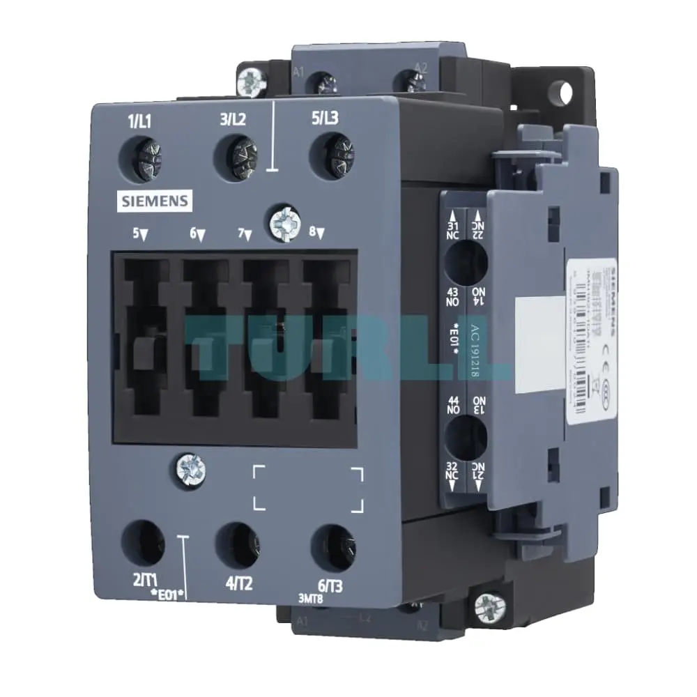Siemens 3MT8040-1AL24 Contactor AC-3, 40A/18.5kW, 400V, 2NO2NC, 230 VAC, 50/60 Hz, 3-pole, size S2 Original Brand New 1 Siemens 3MT8040-1AL24 Contactor AC-3, 40A/18.5kW, 400V, 2NO2NC, 230 VAC, 50/60 Hz, 3-pole, size S2