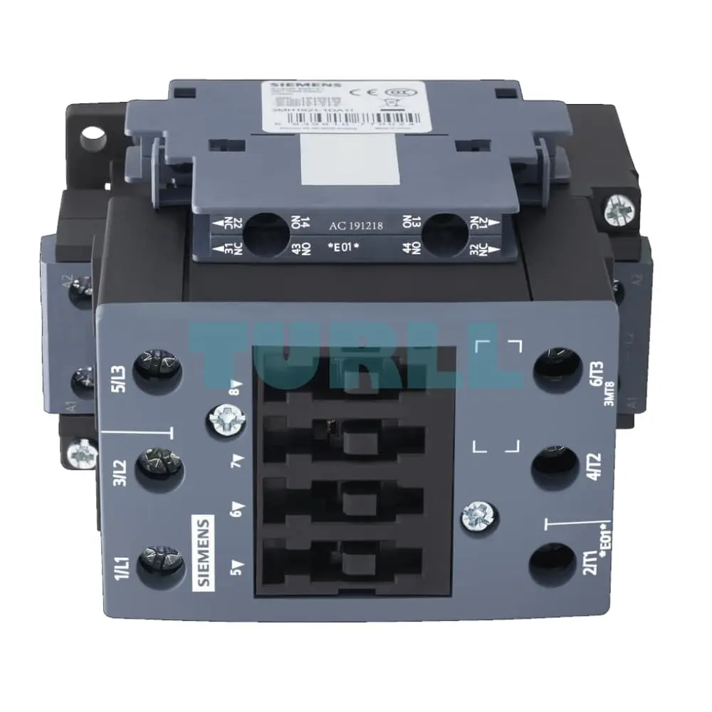 Siemens 3MT8040-1AL24 Contactor AC-3, 40A/18.5kW, 400V, 2NO2NC, 230 VAC, 50/60 Hz, 3-pole, size S2 Original Brand New 2 Siemens 3MT8040-1AL24 Contactor AC-3, 40A/18.5kW, 400V, 2NO2NC, 230 VAC, 50/60 Hz, 3-pole, size S2