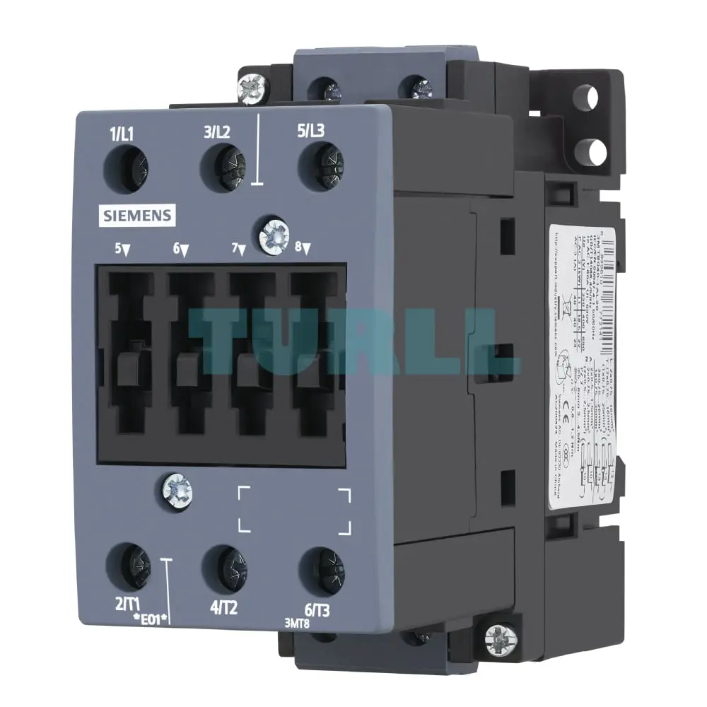 3MT8040-1AM00 Siemens Contactor AC-3 40A/18.5kW 400V Size S2 Original Brand New 1 3MT8040-1AM00 Siemens Contactor AC-3 40A/18.5kW 400V Size S2