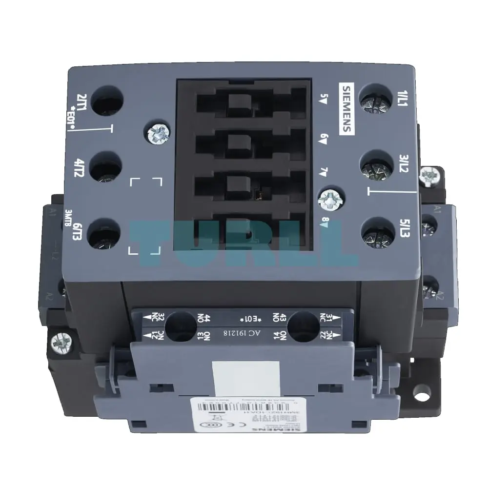Siemens 3MT8050-1AC24 Contactor AC-3, 50A/22kW, 400V, 2NO2NC, 24 VAC, 50/60 Hz, 3-pole, size S2 Original Brand New 4 Siemens 3MT8050-1AC24 Contactor AC-3, 50A/22kW, 400V, 2NO2NC, 24 VAC, 50/60 Hz, 3-pole, size S2