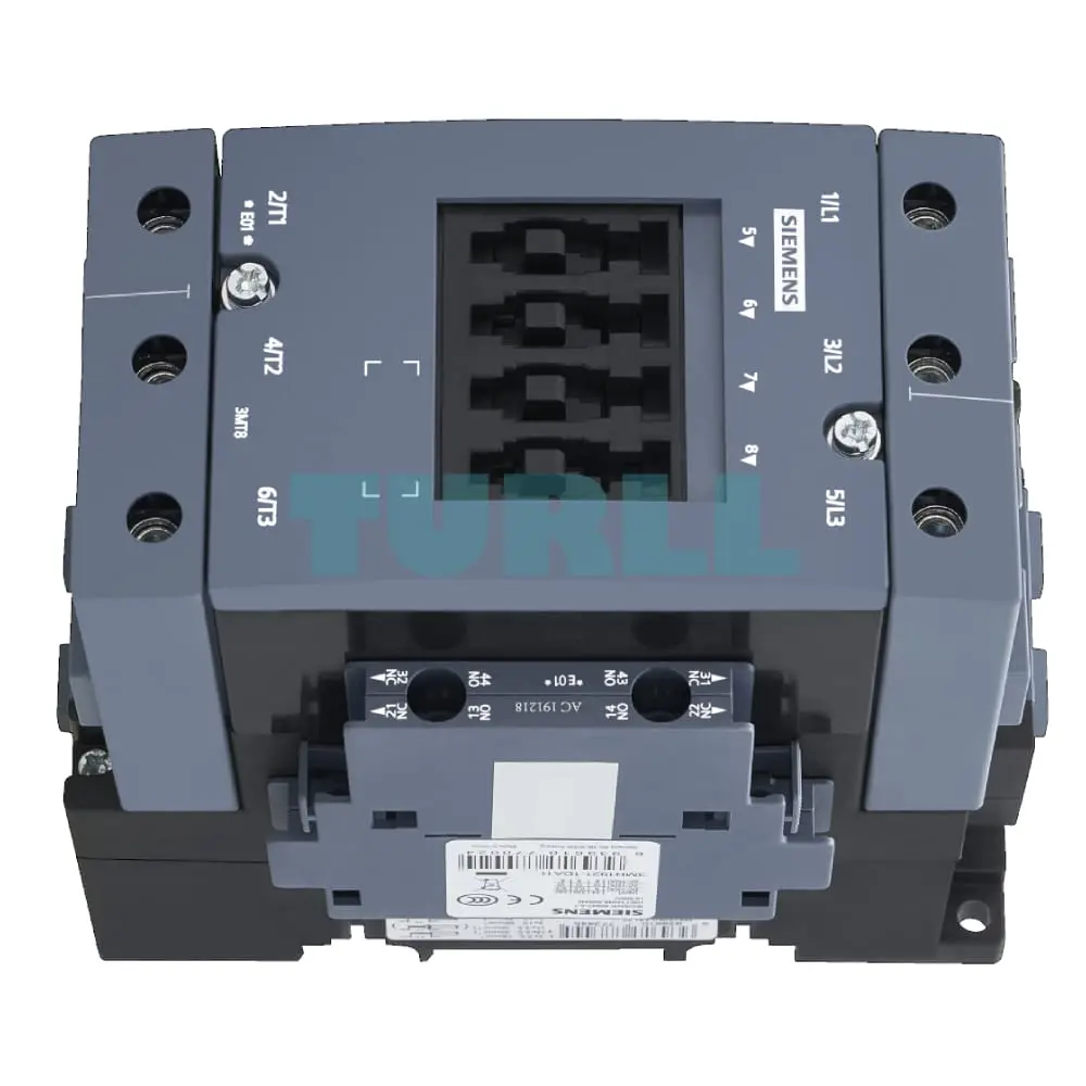 3MT8080-1AP04 Siemens Contactor AC-3 80/37kW 400V size S3 Original Brand New 4 3MT8080-1AP04 Siemens Contactor AC-3 80/37kW 400V size S3