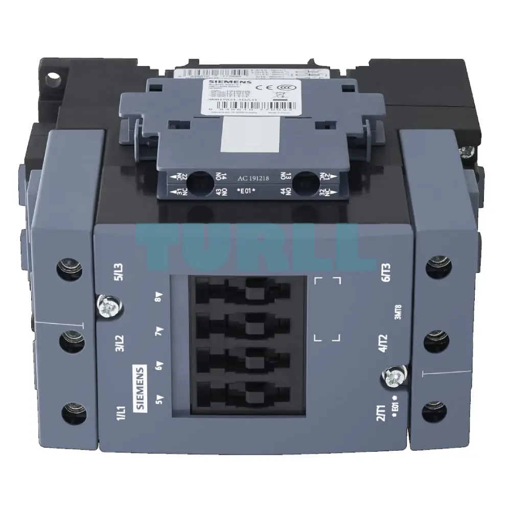 3MT8095-1AB03 Siemens Contactor AC-3 95A/45kW 400V size S3 Original Brand New 2 3MT8095-1AB03 Siemens Contactor AC-3 95A/45kW 400V size S3