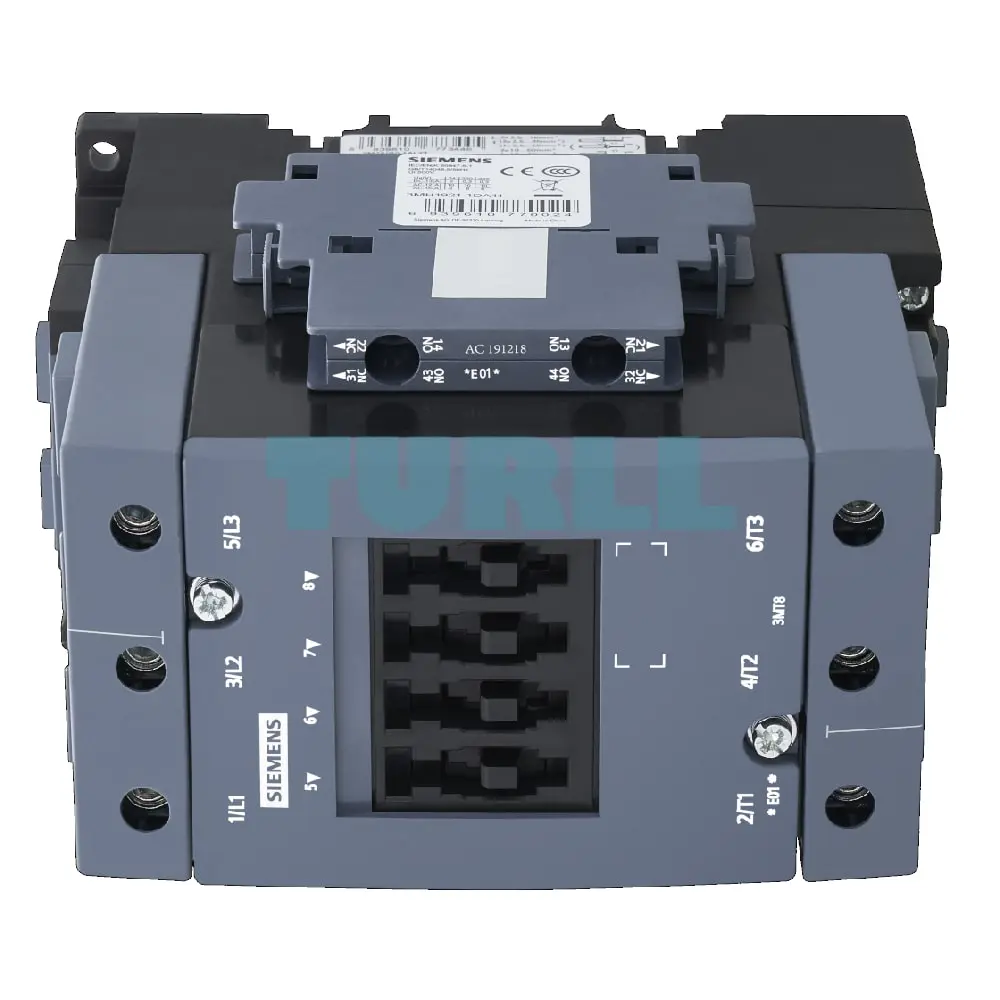 3MT8095-1AC24 Siemens Contactor AC-3 95A/45kW 400V Size S3 Original Brand New 2 3MT8095-1AC24 Siemens Contactor AC-3 95A/45kW 400V Size S3