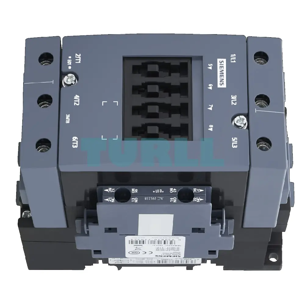 Siemens 3MT8095-1AG23 Contactor AC-3, 95A/45kW, 400V, 1NO1NC, 110 VAC, 50/60 Hz, 3-pole, size S3 Original Brand New 4 Siemens 3MT8095-1AG23 Contactor AC-3, 95A/45kW, 400V, 1NO1NC, 110 VAC, 50/60 Hz, 3-pole, size S3