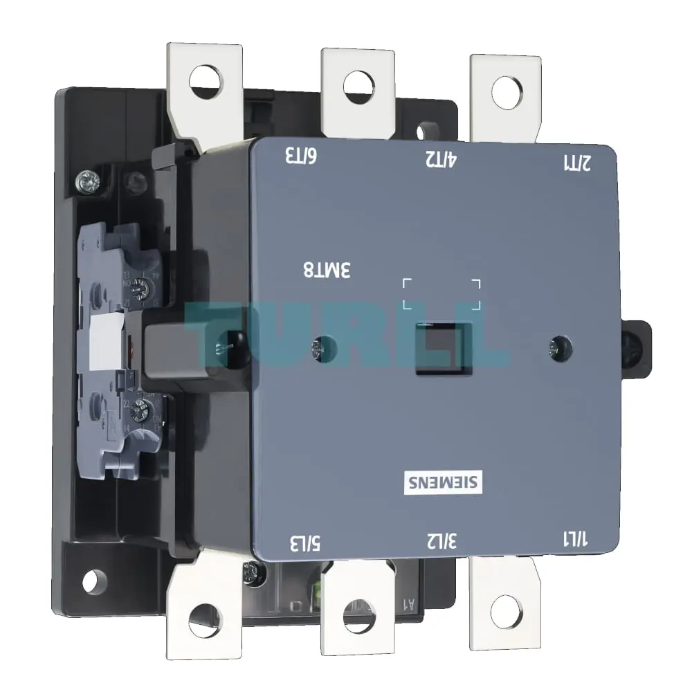 3MT8120-1AC24 Siemens Contactor AC-3 120A/55kW 400V Size S6 Original Brand New 3 3MT8120-1AC24 Siemens Contactor AC-3 120A/55kW 400V Size S6