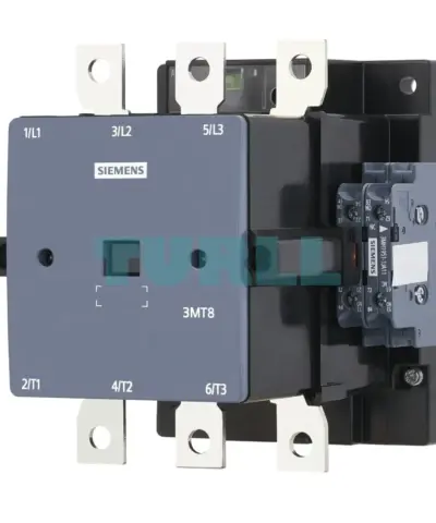 Siemens 3MT8140-1AP07 Contactor AC-3, 140A/75kW, 400V, 4NO4NC, 230 VAC, 50 Hz, 3-pole, size S6