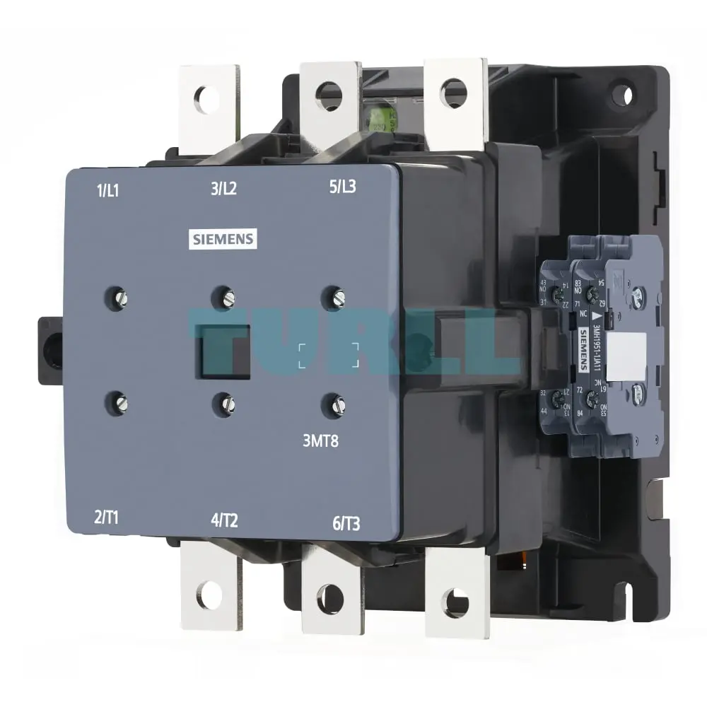 3MT8170-1AB07 Siemens Contactor AC-3 170A/90kW 400V Size S8 Original Brand New 1 3MT8170-1AB07 Siemens Contactor AC-3 170A/90kW 400V Size S8