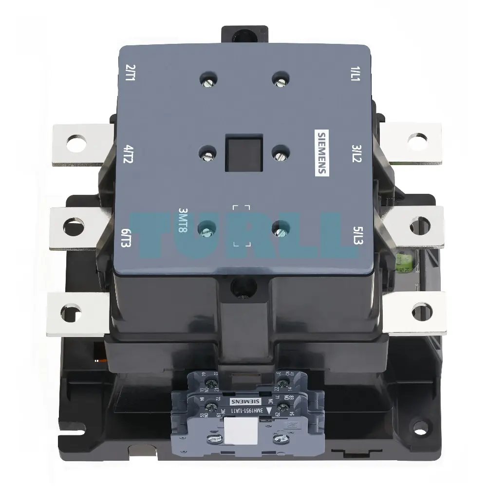 3MT8170-1AB07 Siemens Contactor AC-3 170A/90kW 400V Size S8 Original Brand New 4 3MT8170-1AB07 Siemens Contactor AC-3 170A/90kW 400V Size S8