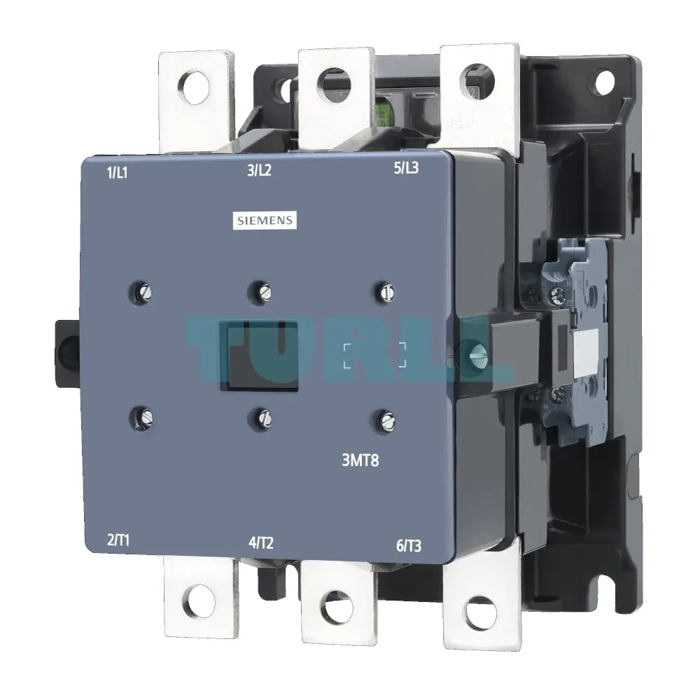 Siemens 3MT8205-1AP04 Contactor AC-3,205A/110kW,400V, 2NO2NC, 230 VAC, 50 Hz, 3-pole, size S8 Original Brand New 1 Siemens 3MT8205-1AP04 Contactor AC-3,205A/110kW,400V, 2NO2NC, 230 VAC, 50 Hz, 3-pole, size S8