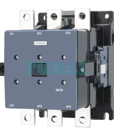 Siemens 3MT8205-1AP04 Contactor AC-3,205A/110kW,400V, 2NO2NC, 230 VAC, 50 Hz, 3-pole, size S8