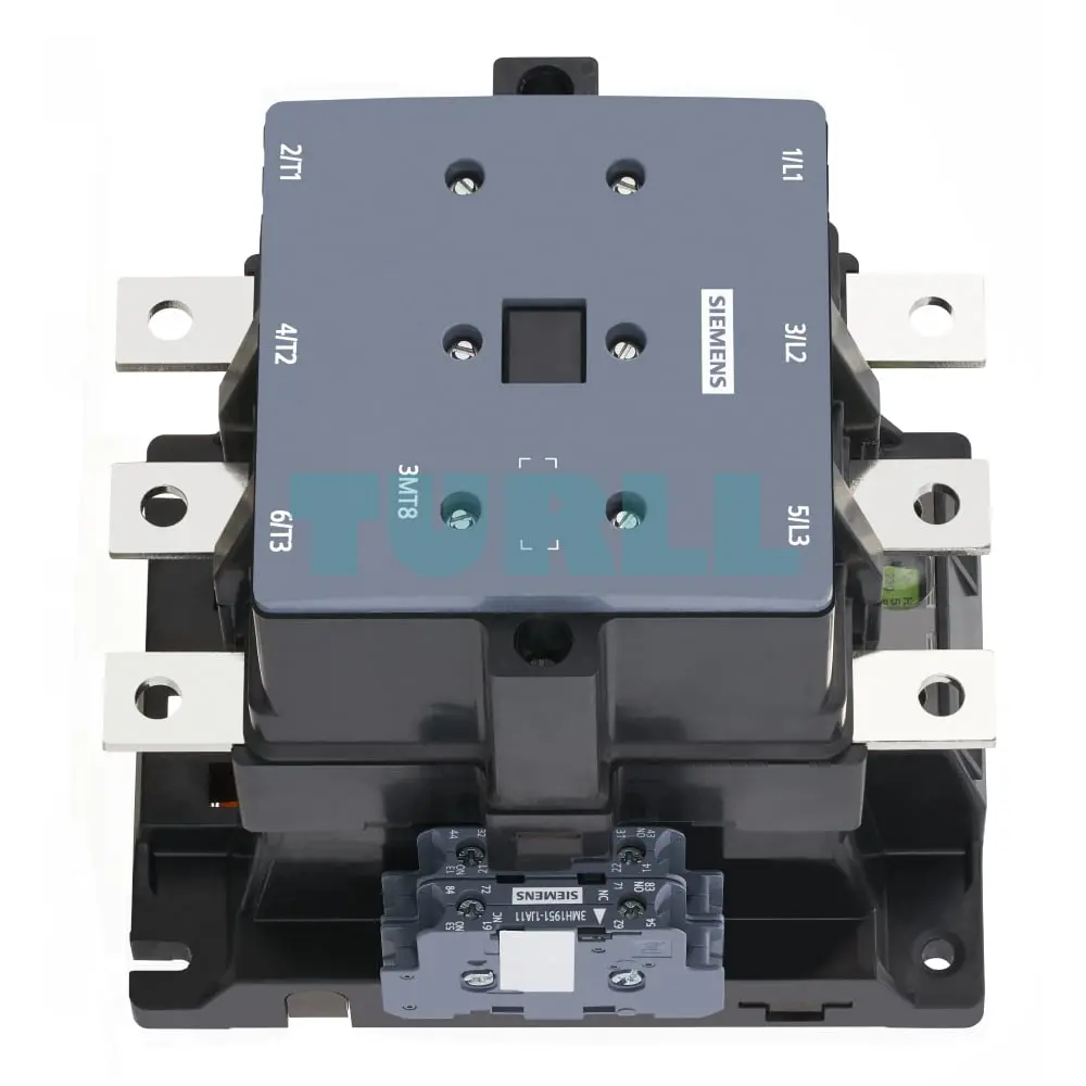 3MT8205-1AQ07 Siemens Contactor AC-3 205A/110kW 400V size S8 Original Brand New 4 3MT8205-1AQ07 Siemens Contactor AC-3 205A/110kW 400V size S8