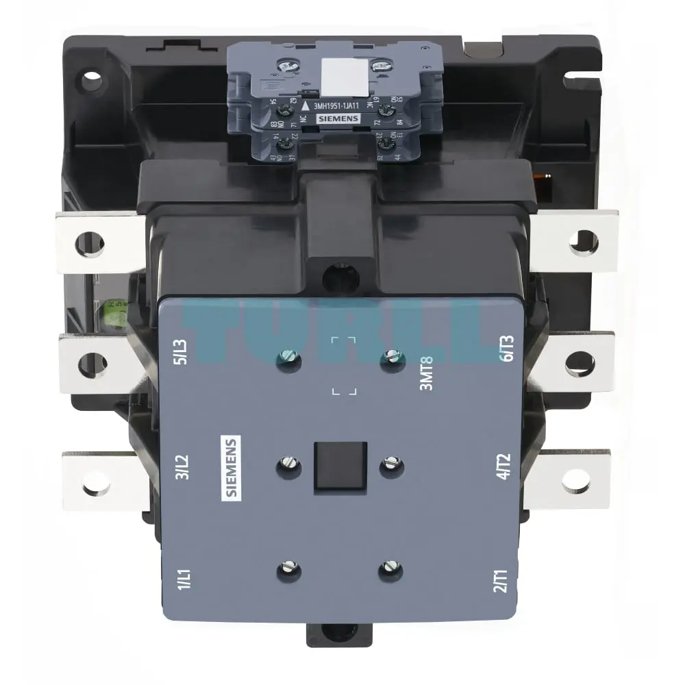 3MT8205-1AQ07 Siemens Contactor AC-3 205A/110kW 400V size S8 Original Brand New 2 3MT8205-1AQ07 Siemens Contactor AC-3 205A/110kW 400V size S8