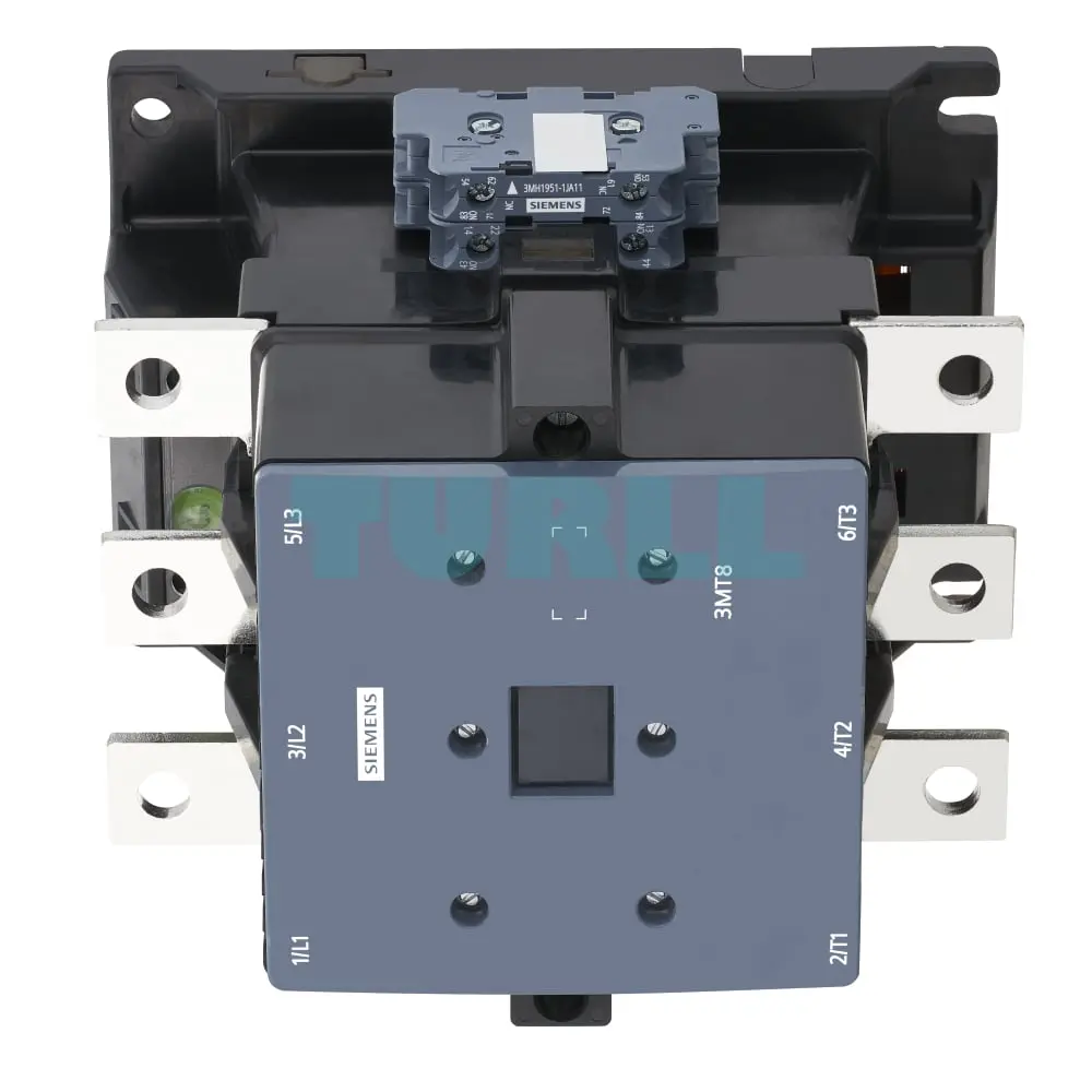 Siemens 3MT8250-1AB07 Power Contactor AC-3, 250A, 132kW, 400V, 24VAC Coil, S10 Size Original Brand New 2 Siemens 3MT8250-1AB07 Power Contactor AC-3, 250A, 132kW, 400V, 24VAC Coil, S10 Size