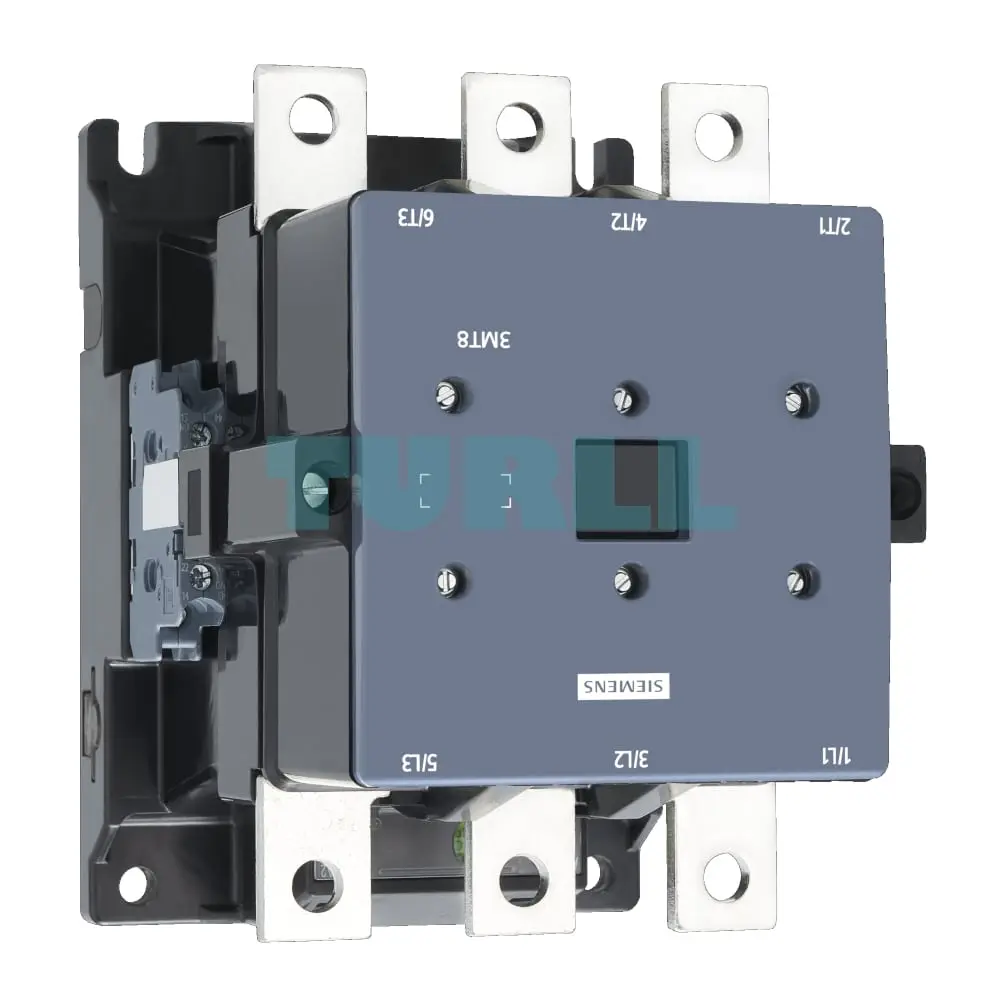 Siemens 3MT8250-1AG24 AC-3 Contactor 250A, 132kW, 400V, 3-Pole, S10, 110V AC Coil Original Brand New 3 Siemens 3MT8250-1AG24 AC-3 Contactor 250A, 132kW, 400V, 3-Pole, S10, 110V AC Coil