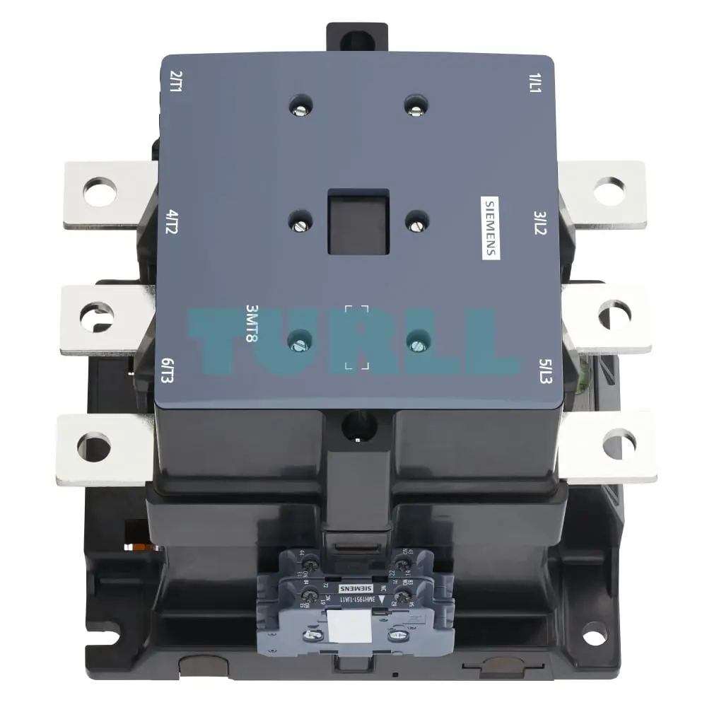 3MT8400-1AG27 Siemens Contactor AC-3 400A/200kW 400V size S12 Original Brand New 4 3MT8400-1AG27 Siemens Contactor AC-3 400A/200kW 400V size S12
