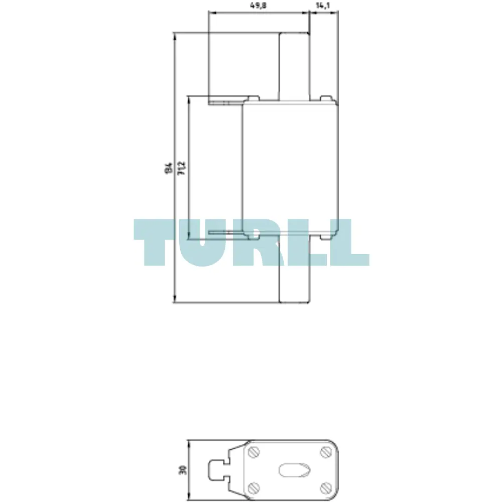 Siemens 3NA3136 LV HRC Fuse Element, NH1, 160A, gG, 500V AC / 440V DC with Front Indicator