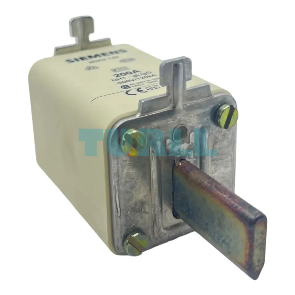 Siemens 3NA3140 LV HRC Fuse Element NH1 200A gG 500V AC with Front Indicator