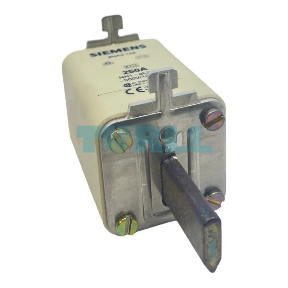 Siemens 3NA3144 LV HRC Fuse Link, Size NH1, 250A, gG, 500V AC / 440V DC