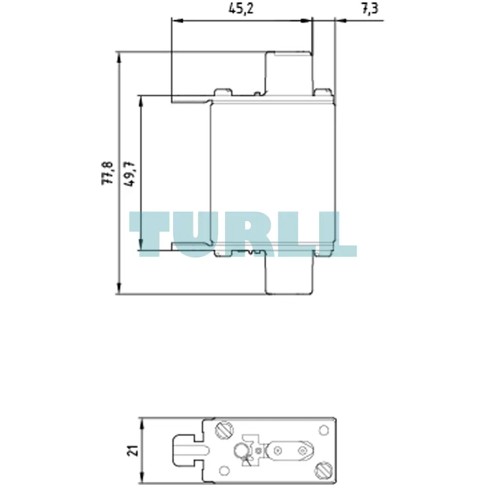 Siemens 3NA3814 LV HRC Fuse Link, Size NH000, 35A, 500V AC / 250V DC, gG Class