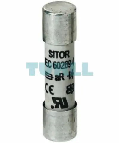 3NC1003 SITOR cylindrical fuse link, 10 x 38 mm, 3 A, aR, Un AC: 600 V, Un DC: 700 V, DC according to UL