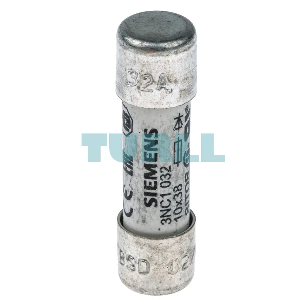 Siemens 3NC1032 SITOR Cylindrical Fuse Link, 10x38 mm, 32A, aR, 600V AC