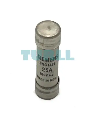 Siemens 3NC1425 SITOR Cylindrical Fuse Link, 14x51mm, 25A, aR, 690V AC, 700V DC