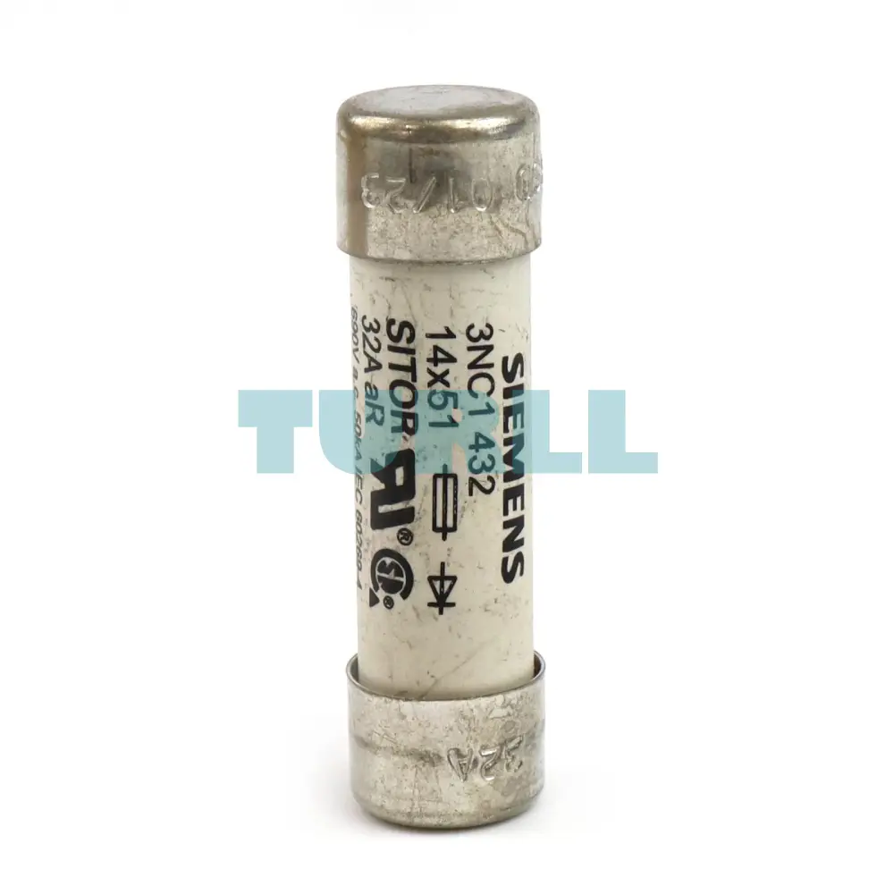 Siemens 3NC1432 SITOR Cylindrical Fuse Link 14x51mm, 32A, aR, 690V AC / 700V DC