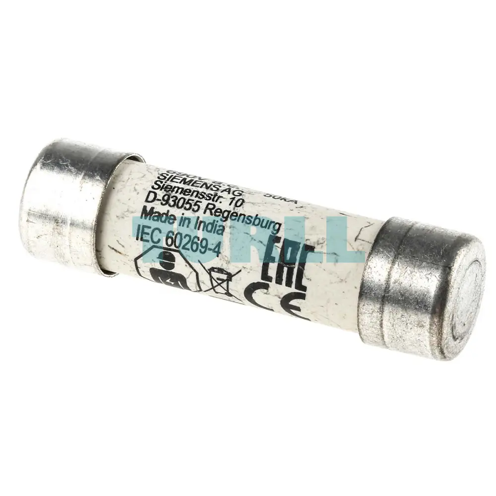 Siemens 3NC1450 SITOR Cylindrical Fuse Link 14x51mm, 50A, 690V AC / 700V DC