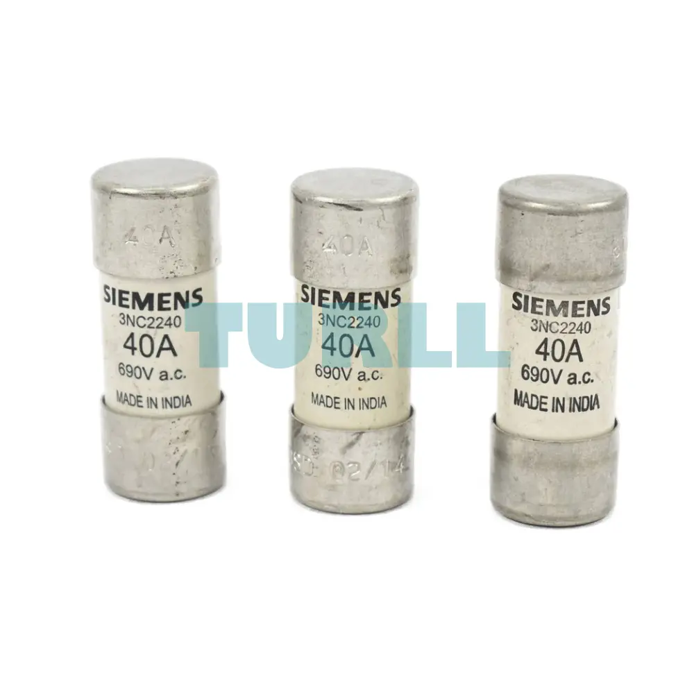 Siemens 3NC2240 SITOR Cylindrical Fuse Link 22x58mm, 40A, 690V AC / 700V DC
