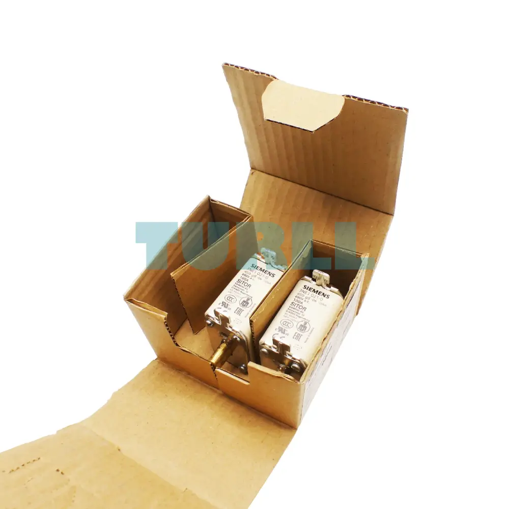 Siemens 3NE1021-0 SITOR Fuse Link, NH00, 100A, gS, 690V AC, Blade Contact
