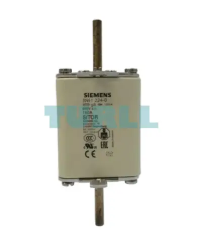Siemens 3NE1224-0 SITOR Fuse Link NH1, 160A, 690V AC, gS Class