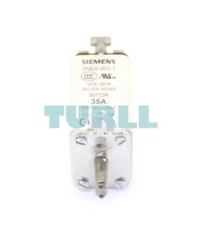 Siemens 3NE8003-1 SITOR Fuse Link NH00 35A gR 690V AC / 440V DC with Front Indicator