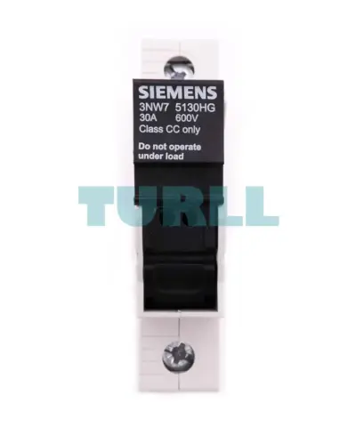 Siemens 3NW7513-0HG SENTRON Class CC Fuse Holder, 1-Pole, 30A, 600V AC