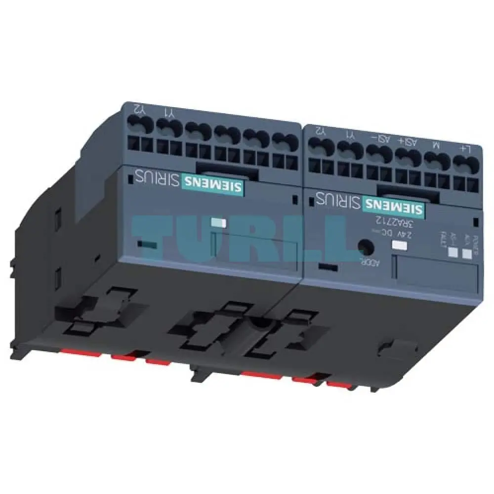 Siemens 3RA2712-2BA00 AS-i Reversing Starter Function Module with Spring-Loaded Terminals Original Brand New 3 Siemens 3RA2712-2BA00 AS-i Reversing Starter Function Module with Spring-Loaded Terminals