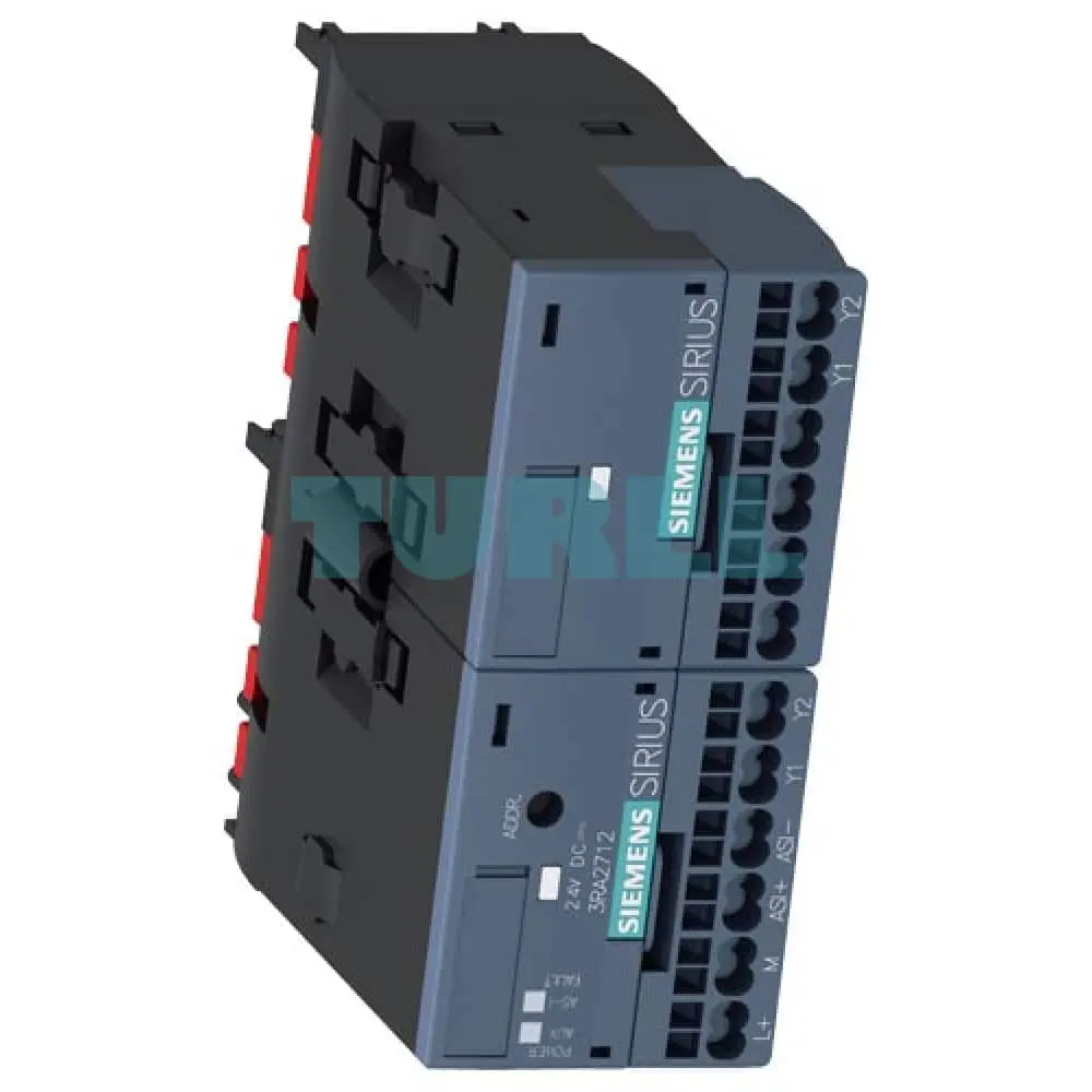 Siemens 3RA2712-2BA00 AS-i Reversing Starter Function Module with Spring-Loaded Terminals Original Brand New 2 Siemens 3RA2712-2BA00 AS-i Reversing Starter Function Module with Spring-Loaded Terminals