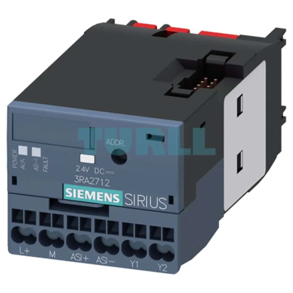 Siemens 3RA2712-2BB00 Basic Module for AS-i, Reversing Starter, Spring-Loaded Terminals Original Brand New 1 Siemens 3RA2712-2BB00 Basic Module for AS-i, Reversing Starter, Spring-Loaded Terminals