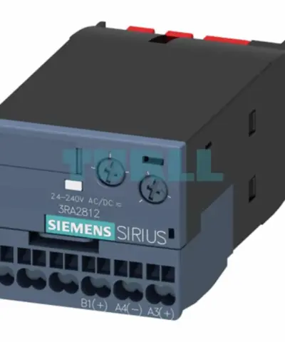 Siemens SIRIUS 3RA2812-2DW10 Off-Delayed Electronic Timing Relay, 24-240V AC/DC, Spring-Loaded Terminal