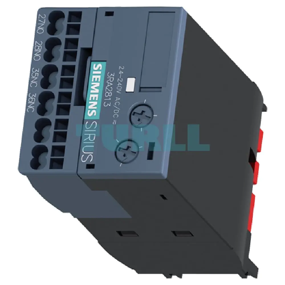 Siemens 3RA2813-2FW10 Solid-State ON-Delay Auxiliary Switch 0.05-100s, Varistor & Spring-Loaded Terminal Original Brand New 4 Siemens 3RA2813-2FW10 Solid-State ON-Delay Auxiliary Switch 0.05-100s, Varistor & Spring-Loaded Terminal