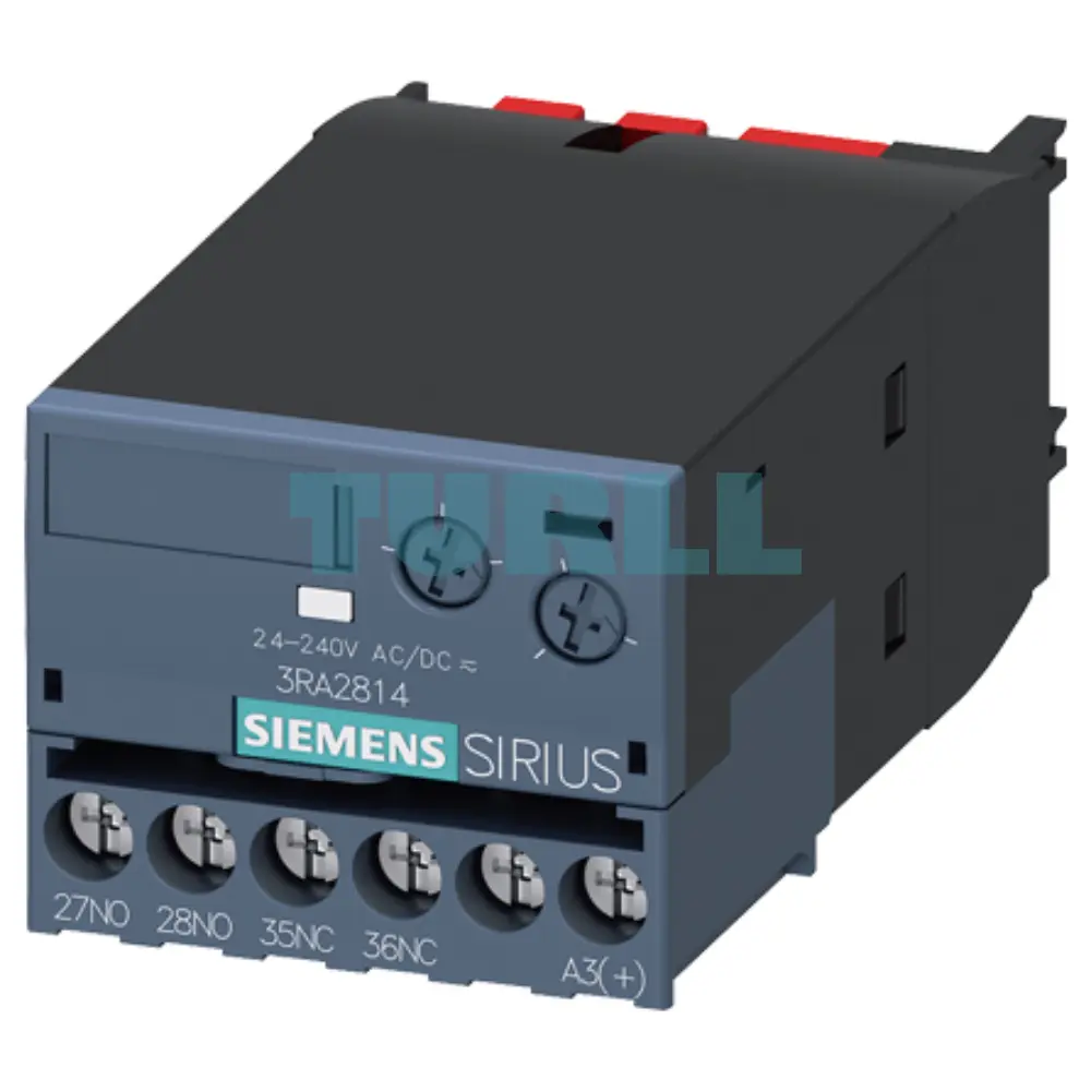 Siemens 3RA2814-1FW10 Solid-State Time-Delayed Auxiliary Switch, Off-Delayed 24-240V AC/DC Original Brand New 1 Siemens 3RA2814-1FW10 Solid-State Time-Delayed Auxiliary Switch, Off-Delayed 24-240V AC/DC